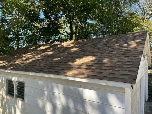 Residential Roof Replacement Champaign Illinois Garage 1